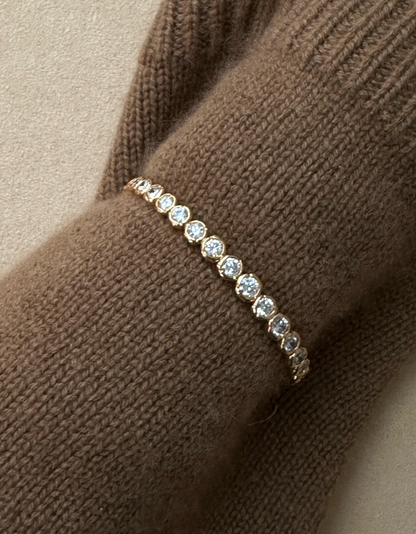 Elva krystal-armbånd