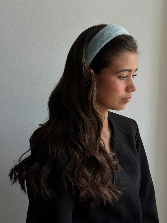 Emma Plain Velvet Hårbøjle