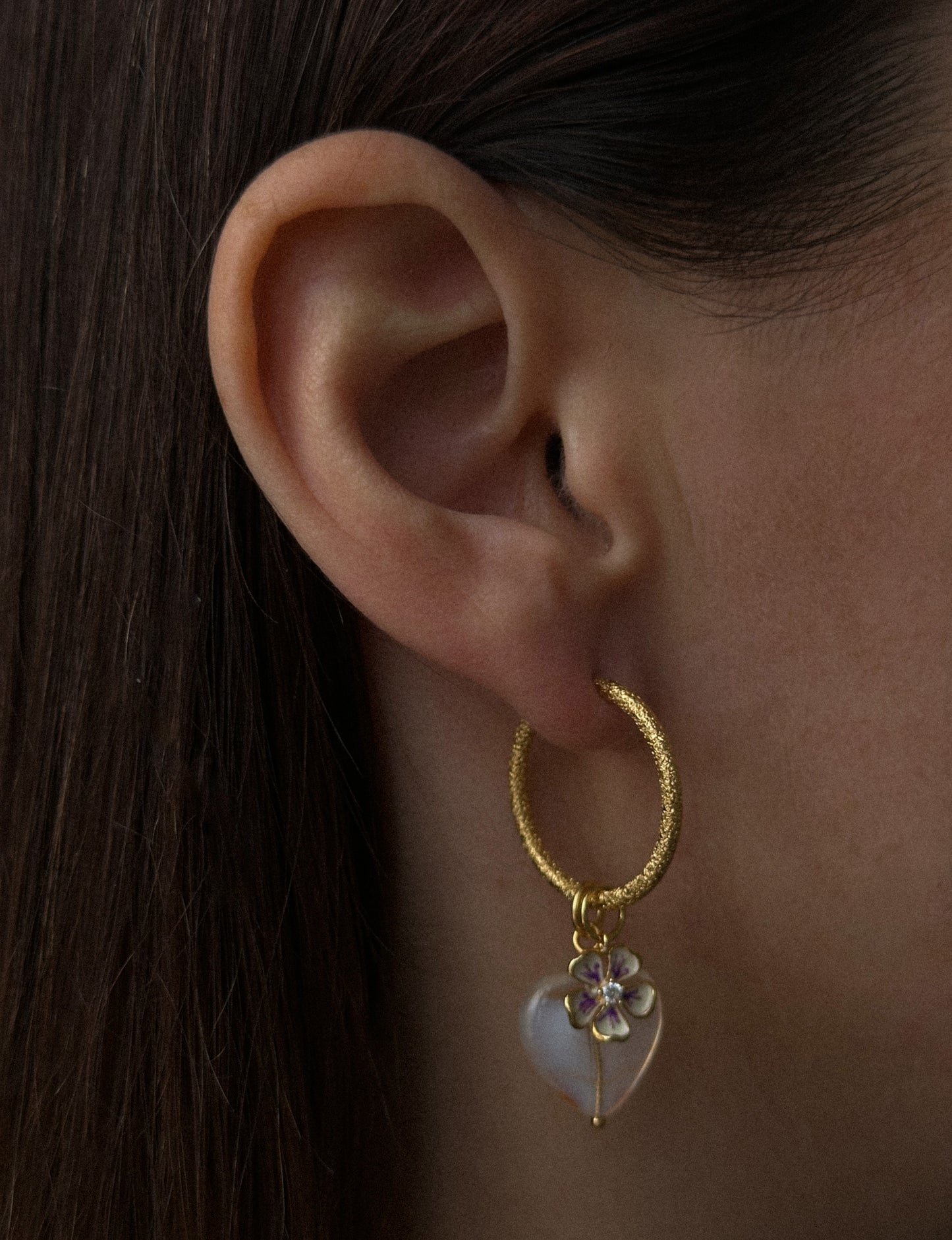 Sable Petit Hoops