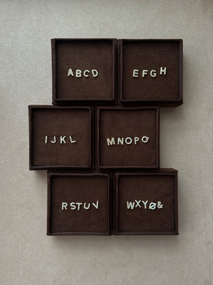 Alfabet Crystal Ørestik