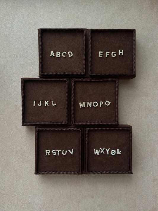 Alfabet Crystal Ørestik