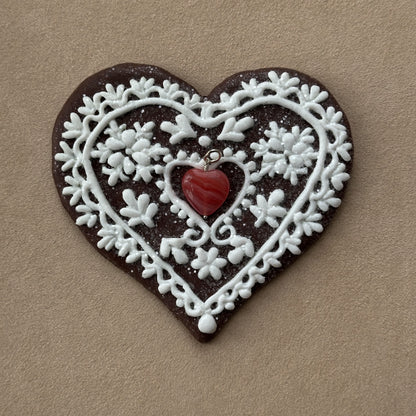 French Grande Heart Vedhæng