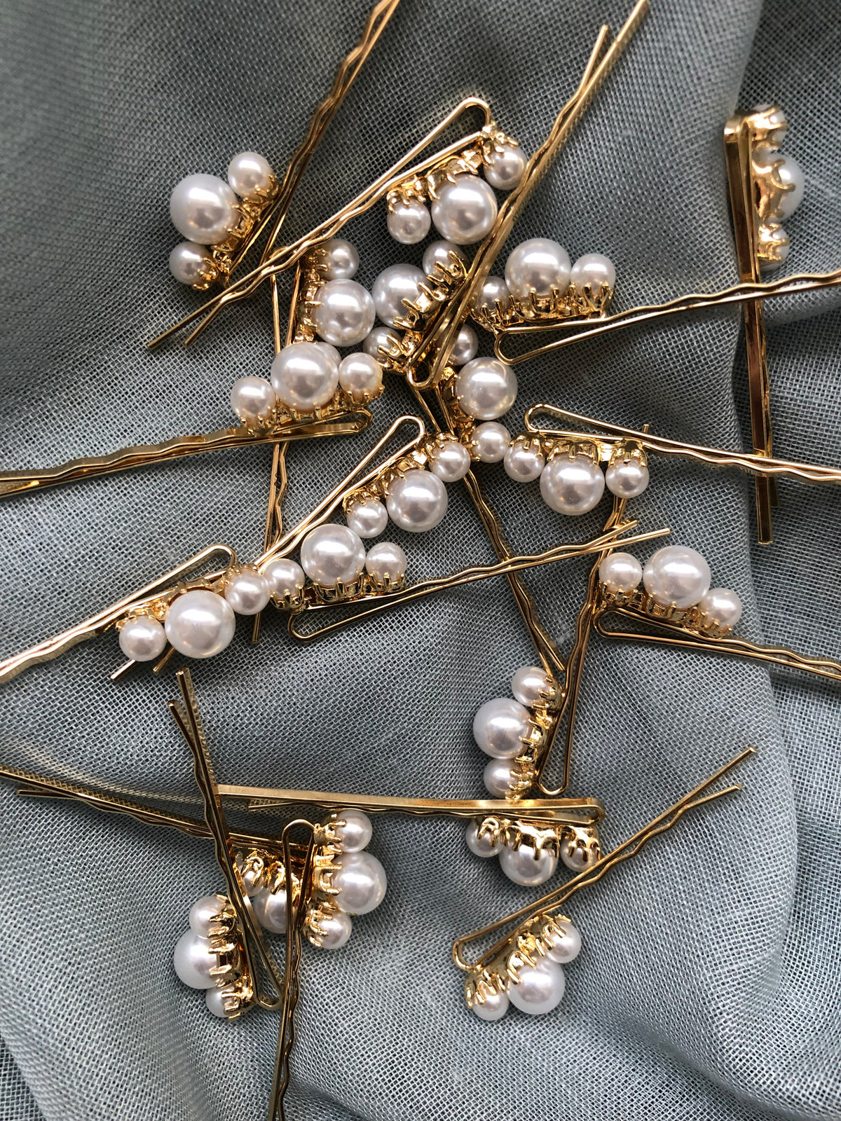 Triplo Pearl Hair Pin