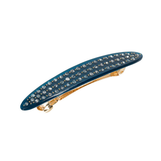 Aval Grande Crystal Barrette