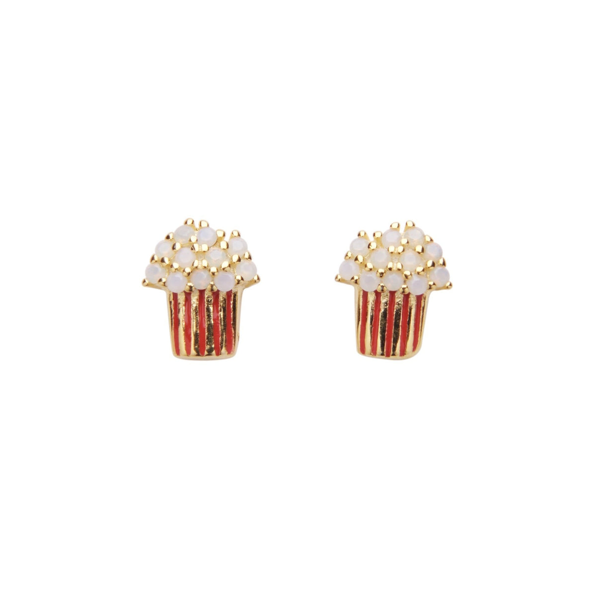 Popcorn Crystal Studs