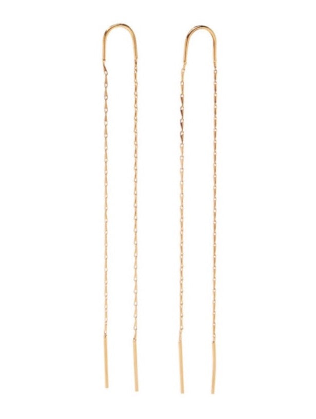 Beate Chain Earrings "Long"